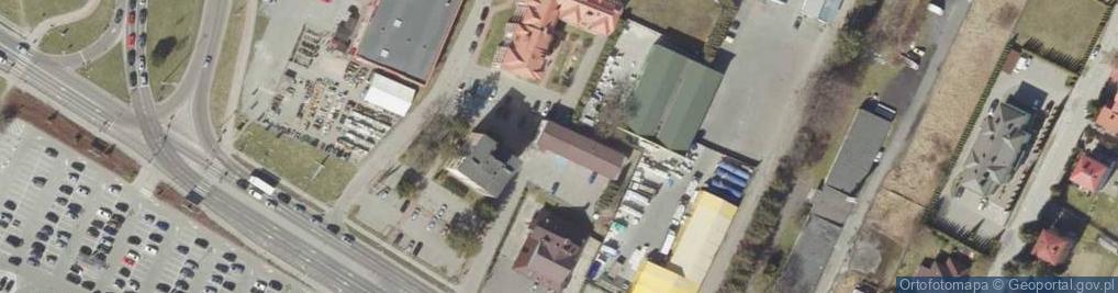 Zdjęcie satelitarne Miejskie Centrum Pomocy Rodzinie w Zamościu