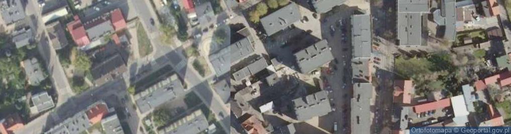 Zdjęcie satelitarne Miejskie Centrum Usług Wspólnych w Chodzieży