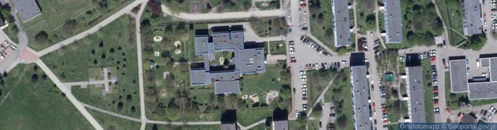 Zdjęcie satelitarne Miejskie Przedszkole nr 12 w Knurowie im Janusza Korczaka