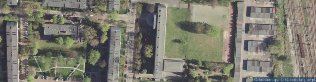 Zdjęcie satelitarne Miejskie Przedszkole nr 15 z Oddziałami Integracyjnymi w Katowicach