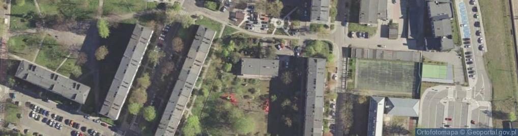 Zdjęcie satelitarne Miejskie Przedszkole nr 17 w Katowicach