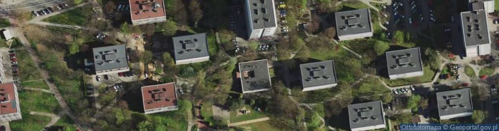 Zdjęcie satelitarne Miejskie Przedszkole nr 21 im Wesołej Ludwiczki