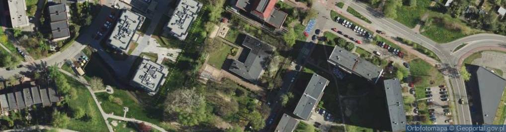 Zdjęcie satelitarne Miejskie Przedszkole nr 50 z Oddziałami Integracyjnymi w Katowicach