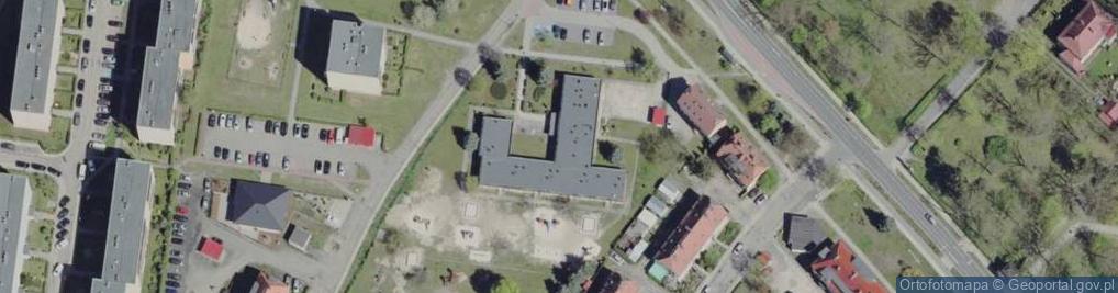 Zdjęcie satelitarne Miejskie Przedszkole nr 6 im Boženy Němcowej w Żaganiu