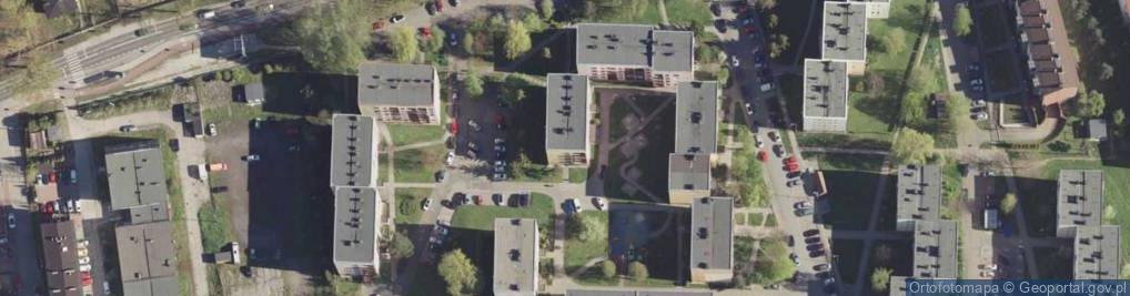 Zdjęcie satelitarne Miejskie Przedszkole nr 80 w Katowicach