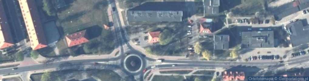 Zdjęcie satelitarne Miejskie Towarzystwo Krzewienia Kultury Fizycznej w Lidzbarku Warmińskim