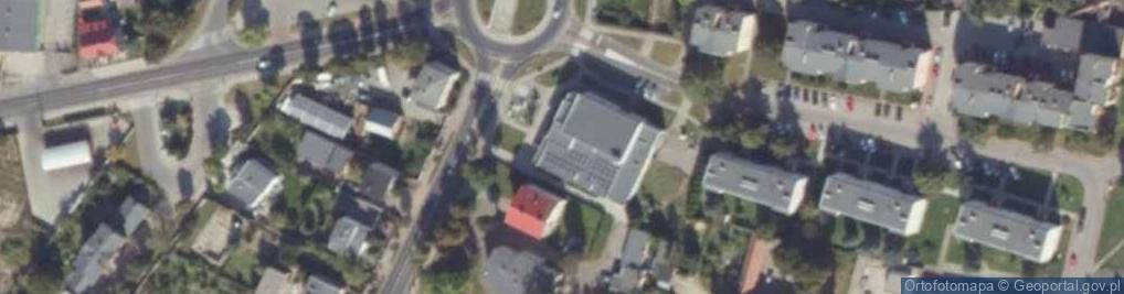 Zdjęcie satelitarne Miejsko Gminny Ośrodek Kultury Krobia