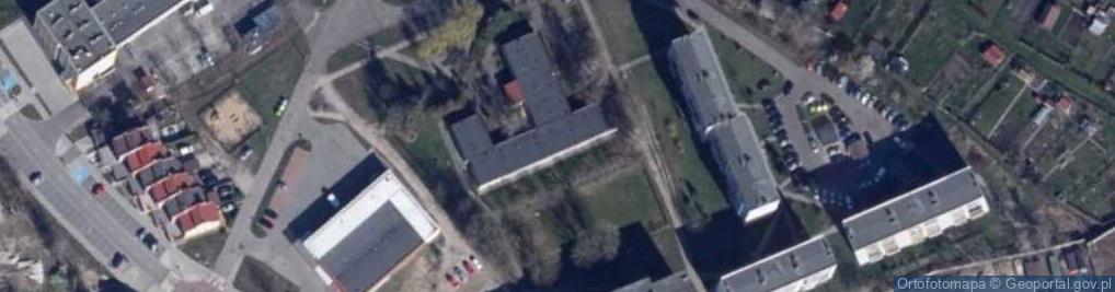 Zdjęcie satelitarne Miejsko-Gminny Ośrodek Pomocy Społecznej w Choszcznie