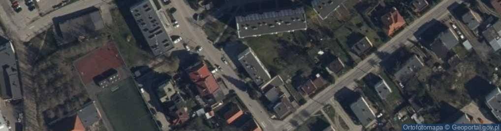 Zdjęcie satelitarne Miejsko Gminny Ośrodek Pomocy Społecznej w Gniewie