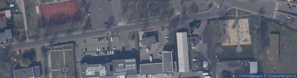 Zdjęcie satelitarne Miejsko Gminny Ośrodek Pomocy Społecznej w Nowych Skalmierzycach