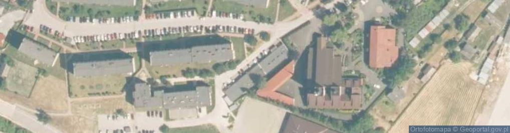 Zdjęcie satelitarne Miejsko Gminny Ośrodek Pomocy Społecznej w Sędziszowie