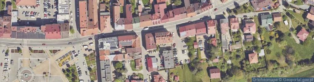 Zdjęcie satelitarne Miejsko Gminny Ośrodek Pomocy Społecznej w Strzyżowie