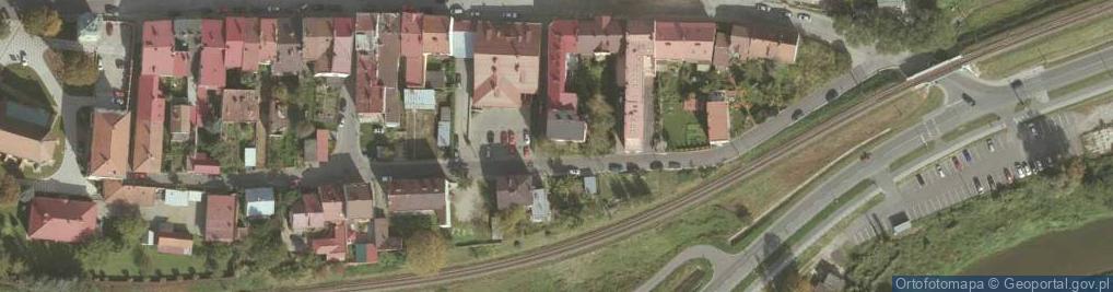 Zdjęcie satelitarne Miejsko Gminny Zarząd Oświaty w Strzyżowie