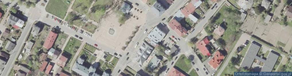 Zdjęcie satelitarne Miejsko Ludowy Klub Sportowy Sokół Łęczna w Łęcznej
