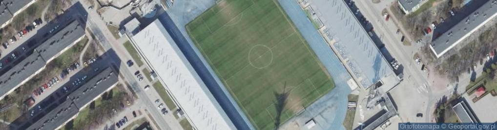 Zdjęcie satelitarne Mielecki Klub Sportowy Tenisa Stołowego w Mielcu
