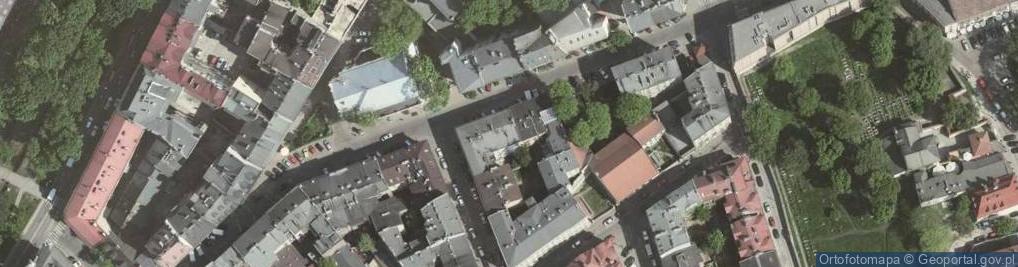 Zdjęcie satelitarne Mieszko Ledwos Oberża Sąsiadów