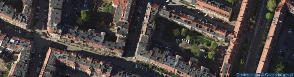Zdjęcie satelitarne Mikuła B., Wrocław