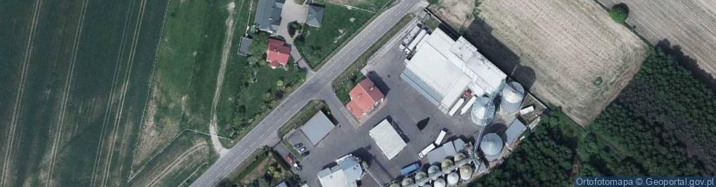 Zdjęcie satelitarne Miłomłyn