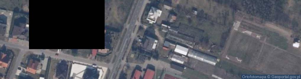 Zdjęcie satelitarne Miłosz Hendzel Centrum Ogrodnicze