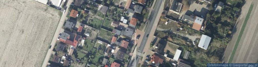 Zdjęcie satelitarne Mini Delikatesy L Wojciechowska i A Kusik Krobia