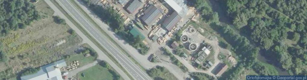 Zdjęcie satelitarne Mirosław Świrta Zakład Usług Leśnych Leśnik