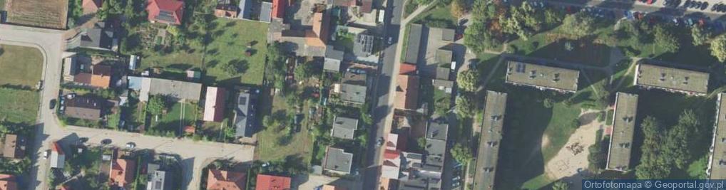 Zdjęcie satelitarne Mirosław Węcłaś Projektowanie Kosztorysowanie Nadzory