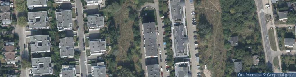 Zdjęcie satelitarne MK Malwina Karpińska Projektowanie Architektoniczne