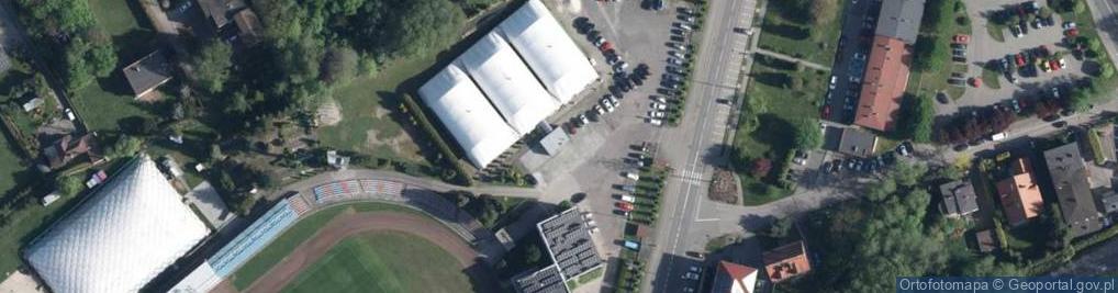 Zdjęcie satelitarne MKS Odra Wodzisław Śląski