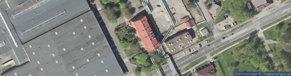 Zdjęcie satelitarne Młodzieżowa Spółdzielnia Mieszkaniowa Budowy Domów Jednorodzinnych Nasz Dom w Ostrołęce