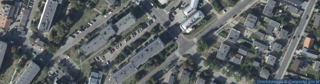 Zdjęcie satelitarne Młodzieżowa Spółdzielnia Mieszkaniowa Lokatorsko Własnościowa w Słupcy