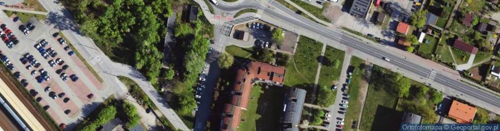 Zdjęcie satelitarne Młodzieżowa Spółdzielnia Mieszkaniowa Przyszłość w Łowiczu