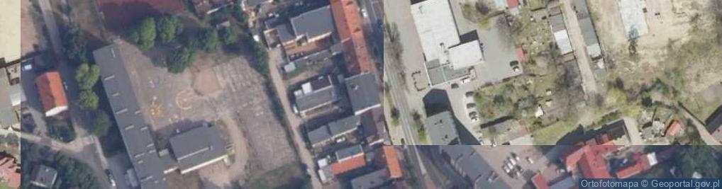 Zdjęcie satelitarne Młodzieżowy Dom Kultury w Trzciance