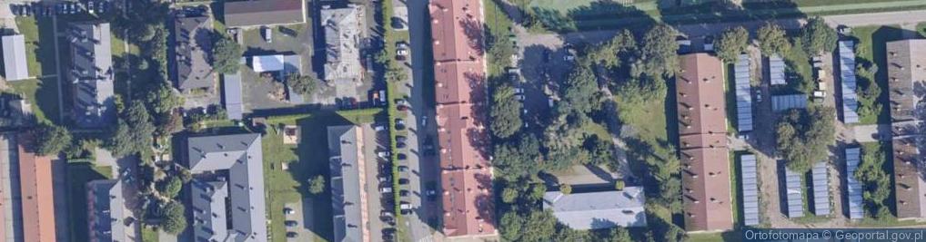 Zdjęcie satelitarne Młodzieżowy Dom Kultury w Zamościu