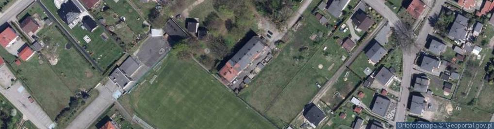 Zdjęcie satelitarne Młodzieżowy Klub Sportowy 32 Radziejów Popielów w Rybniku