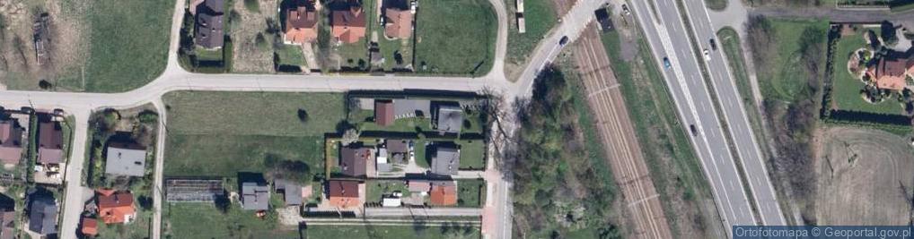 Zdjęcie satelitarne Mocowania Budowlane Alicja Przybytek Urszula Kacperek