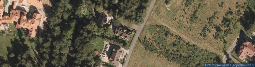 Zdjęcie satelitarne Modrzewiowy Zaułek Pokoje Gościnne