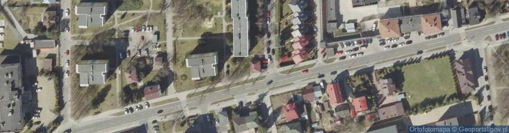 Zdjęcie satelitarne Monika Łapa - Działalność Gospodarcza