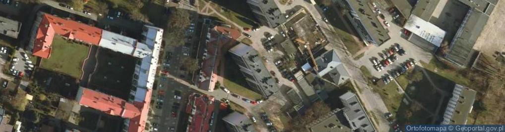 Zdjęcie satelitarne Monika Przybysz Jastrzębska Indywidualna Specjalistyczna Praktyka Lekarska Wyłącznie w Miejscu Wezwania