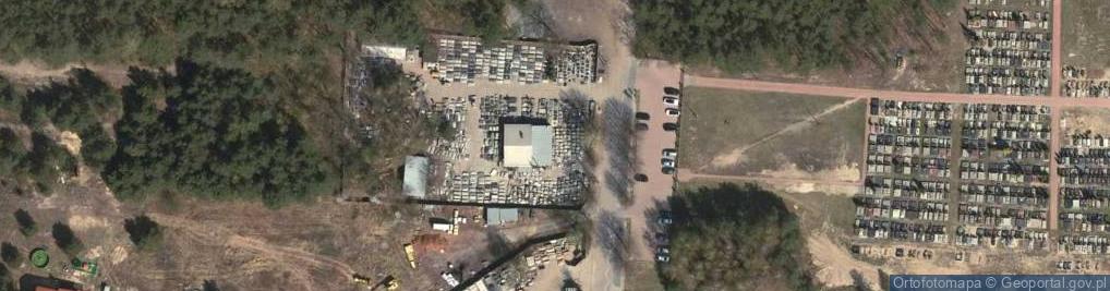 Zdjęcie satelitarne MONUMENT Sadowscy Hurtownia Granitu