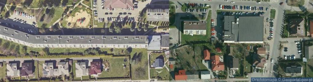 Zdjęcie satelitarne Moto-Filter Hurtownia Motoryzacyjna Zakład Wyrobów Piekarniczych Włodzimierz Bereś