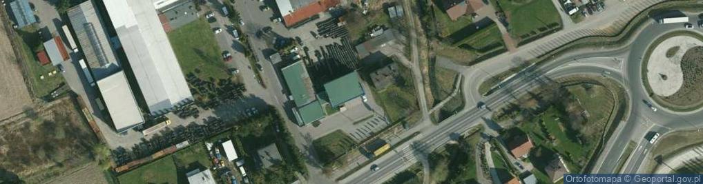 Zdjęcie satelitarne Moto-Hurt Sędziszów Młp.Kazimierz Kozek