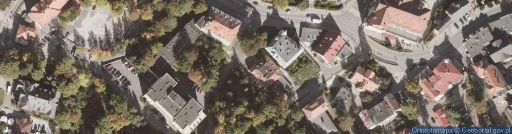 Zdjęcie satelitarne Muzeum Zabawek w Kudowie-Zdroju Maria Ozierańska