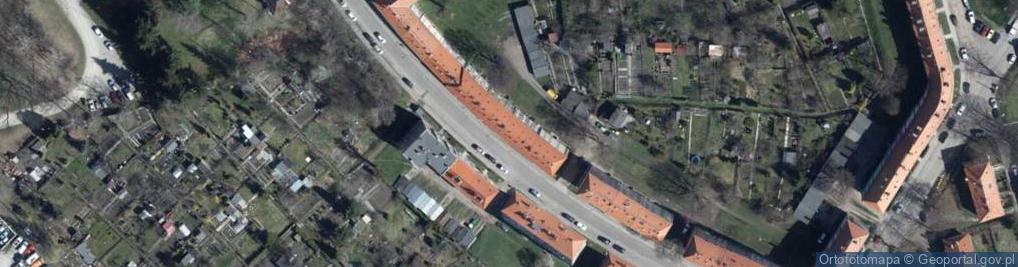 Zdjęcie satelitarne Myślak D."Zimpro", Wałbrzych