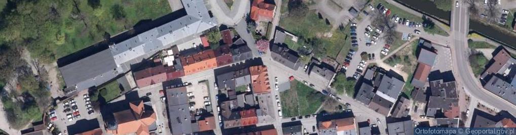 Zdjęcie satelitarne Na Tkackiej Delikatesy