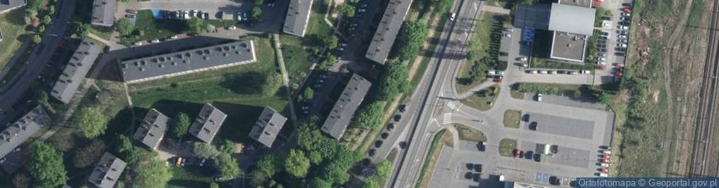 Zdjęcie satelitarne Na Żeromskiego