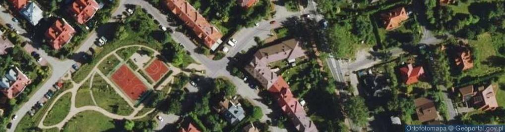 Zdjęcie satelitarne Nadarzyńska Spółdzielnia Mieszkaniowa w Nadarzynie