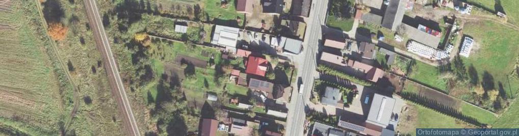 Zdjęcie satelitarne Nadleśnictwo Antonin