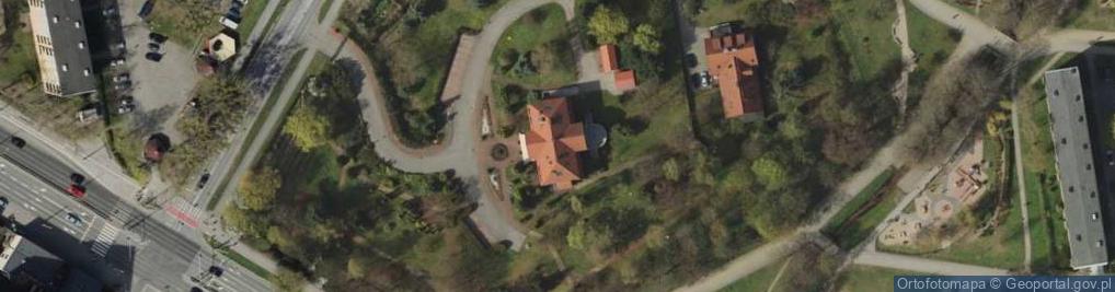 Zdjęcie satelitarne Nadleśnictwo Gdańsk