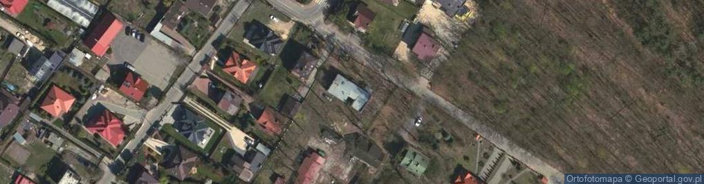 Zdjęcie satelitarne Nadleśnictwo Jabłonna