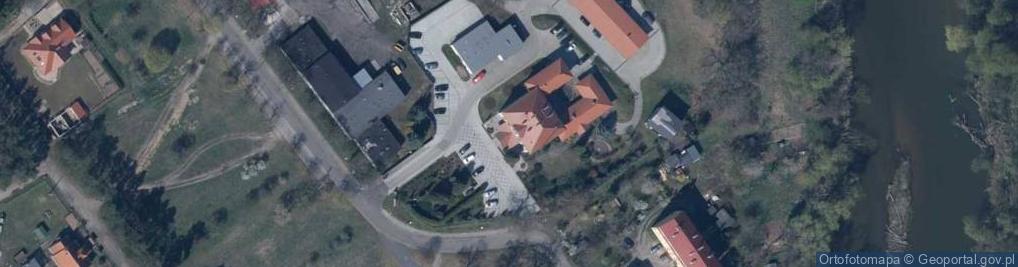 Zdjęcie satelitarne Nadleśnictwo Krzystkowice